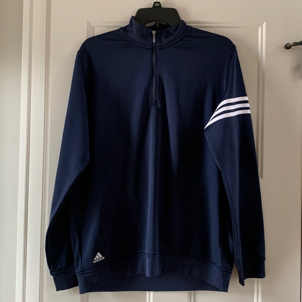MENS-Navy Adidas 1/4 zip